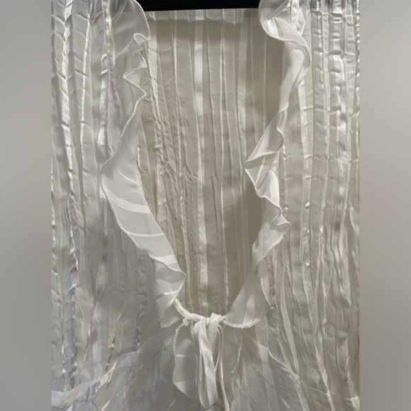 Vintage Dead Stock Dialoge Blouse Ruffles size S - Picture 2 of 6